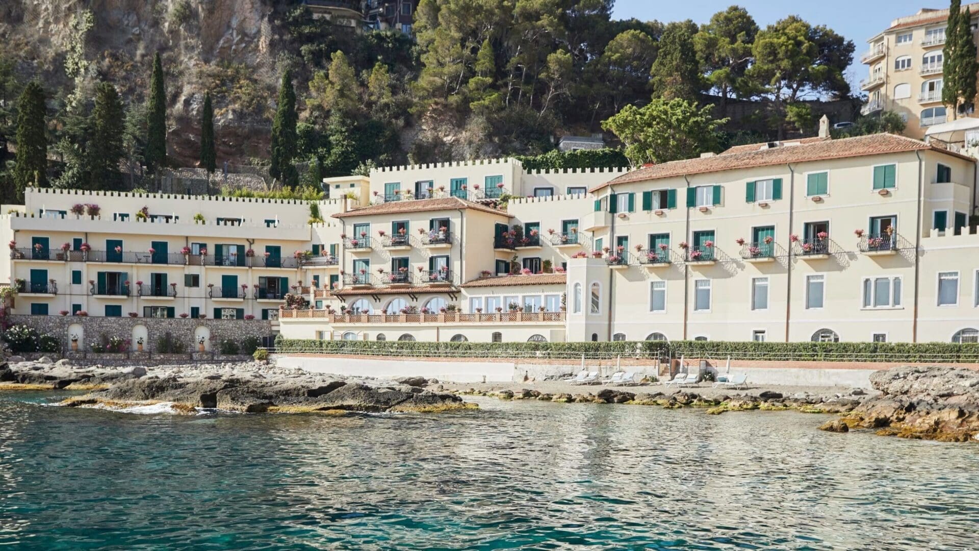 Villa Sant'Andrea — private beach and gardens on Mazzarò bay, Taormina